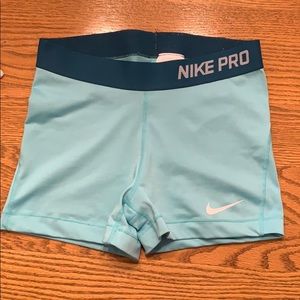 Nike pro spandex shorts